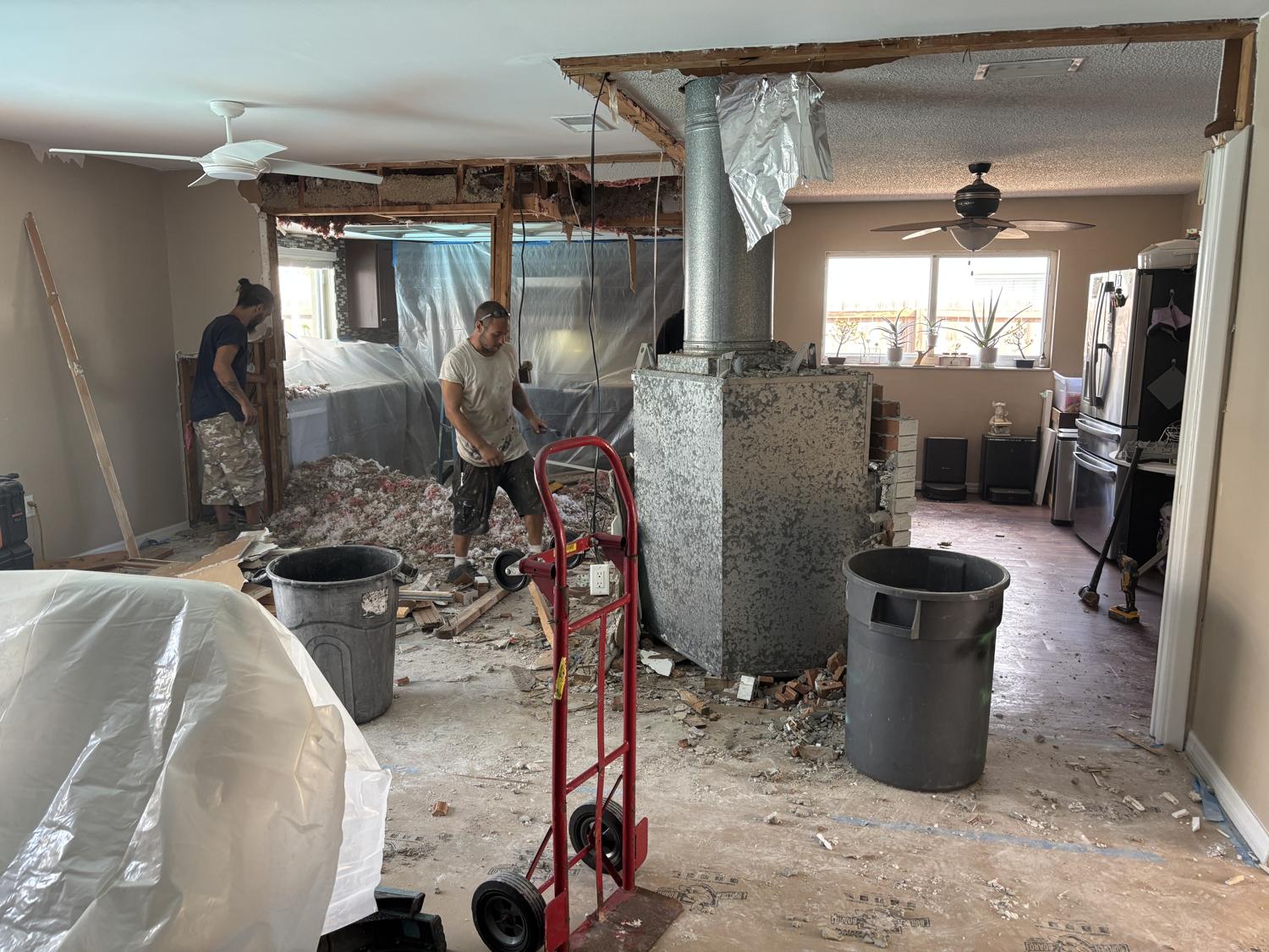 Interior Demolition job by Griffin Demolition in Tampa Bay
